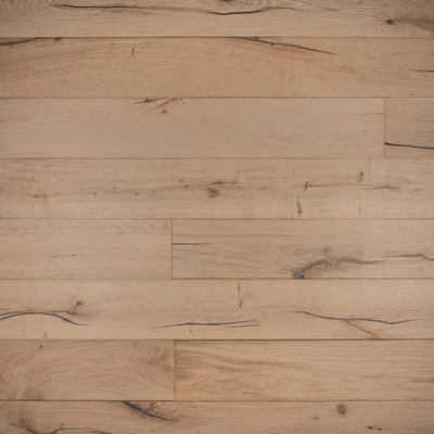 Raw 20/6 x 190mm Unfinished Distressed Oak Engineered Flooring