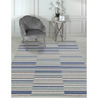 Asiatic Muse Stripe Rug Blue