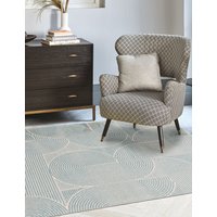 Asiatic Muse Swirl Small Rug Blue