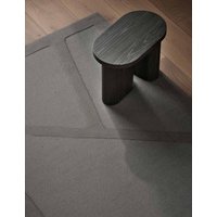 M&S X Kelly Hoppen Splice Rectangle Rug Grey