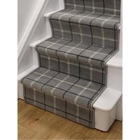 Homemaker Grey Check Stair Runner &Ndash; 60 X 600 Cm