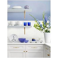 Inhome Pack Of 4 Whitewash Faux Wood Peel And Stick Wall Tiles