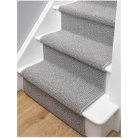 Homemaker Bobble Textured Stair Runner In Grey &Ndash; 57 X 600 Cm