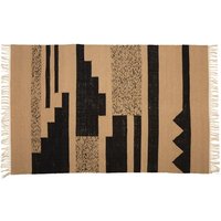 Botin Small Fabric Upholstred Trenza Rug In Multi-Colour