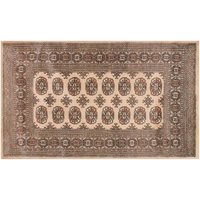 Bokhara 120x180cm Hand-Knotted Wool Rug In Beige