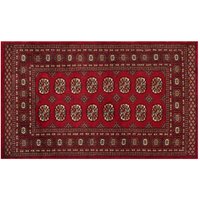 Bokhara 90x150cm Hand-Knotted Wool Rug In Red